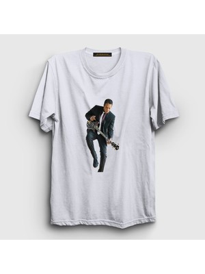 Presmono Unisex Beyaz Stanley Clarke T-Shirt