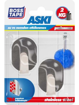Ozka Concept Tape Paslanmaz Inox Ikili Askı