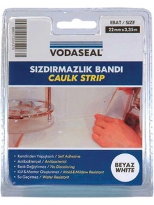 Fırsatkolik Vodaseal Küvet Kenar Sızdırmazlık Bandı 22 mm 3,35 Metre