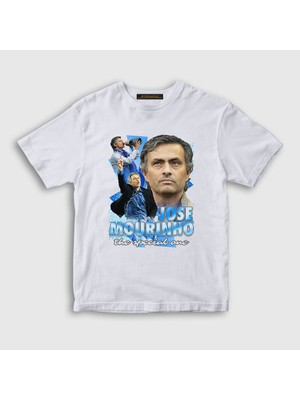 Presmono  Çocuk Beyaz The Special One Jose Mourinho T-Shirt