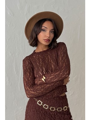 Very Moda Dantel Abiye Bluz| F1886