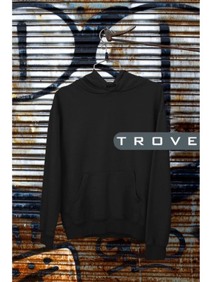 Tarzsokak Unısex Kadın Erkek Basic Düz Kapüşonlu Hoodie Pamuk Sweatshirt Siyah