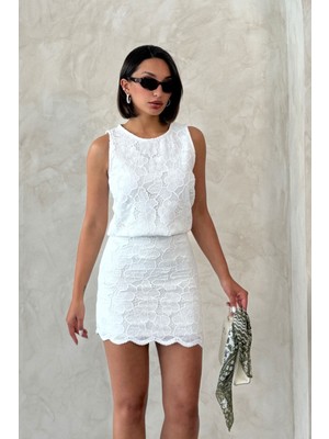 Very Moda Dantel Kolsuz Bluz | D2766