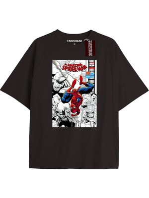 Tarzsokak Spider-Man Gazete Baskı Model No Way Home Tshirt