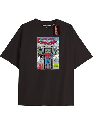 Tarzsokak Spider-Man Gazete Baskı Model No Way Home Tshirt