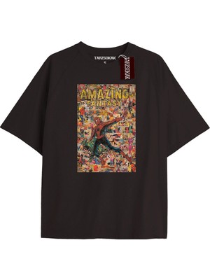 Tarzsokak Spider-Man Gazete Baskı Model No Way Home Tshirt