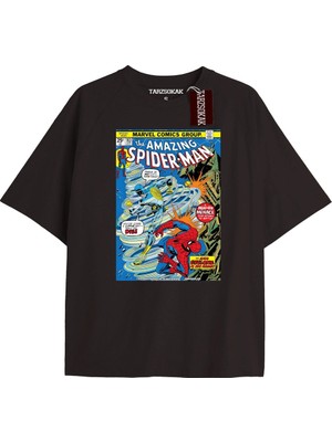 Tarzsokak Spider-Man Gazete Baskı Model No Way Home Tshirt