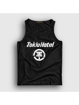 Presmono Unisex Siyah Logo Tokio Hotel Atlet