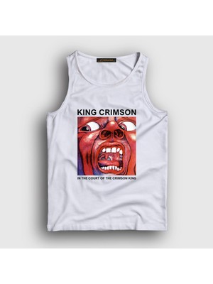 Presmono Unisex Beyaz In The Court Of The Crimson King Atlet