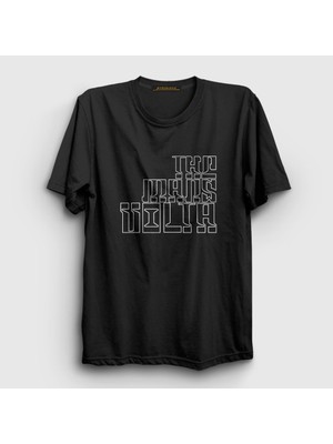 Presmono Unisex Siyah Logo The Mars Volta T-Shirt