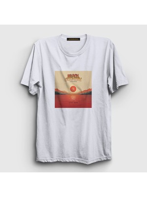Presmono Unisex Beyaz Red Sun Black Country Communion T-Shirt