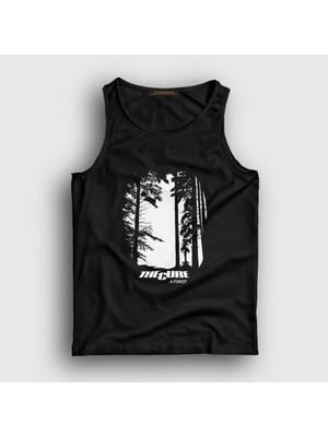 Presmono Unisex Siyah A Forest The Cure Atlet