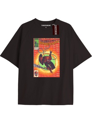 Tarzsokak Spider-Man Gazete Baskı Model No Way Home Tshirt