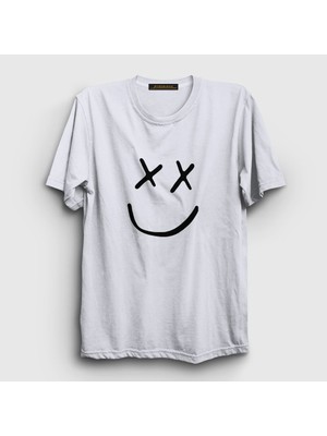 Presmono Unisex Beyaz Logo Louis Tomlinson T-Shirt