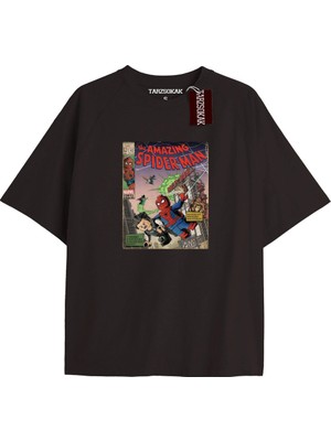 Tarzsokak Spider-Man Gazete Baskı Model No Way Home Tshirt