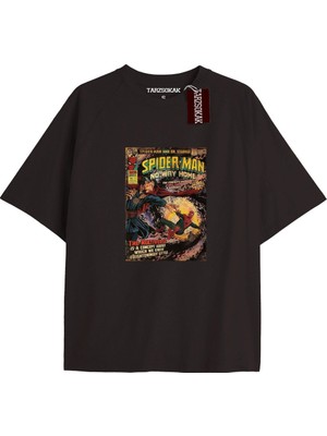 Tarzsokak Spider-Man Gazete Baskı Model No Way Home Tshirt