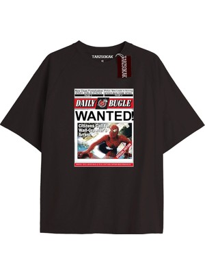 Tarzsokak Spider-Man Gazete Baskı Model No Way Home Tshirt