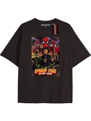 Tarzsokak Spider-Man Gazete Baskı Model No Way Home Tshirt