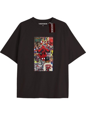 Tarzsokak Spider-Man Gazete Baskı Model No Way Home Tshirt