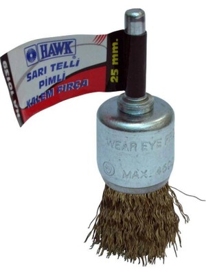 Fırsatkolik Hawk 10143 12 mm Sarı Telli Pimli Kalem Fırça