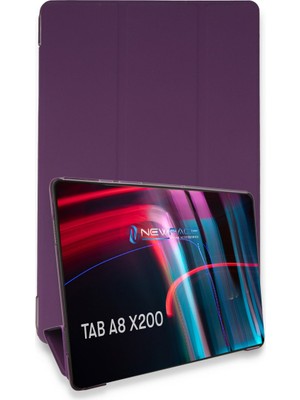 Fırsatkolik Galaxy X200 Tab A8 10.5 Kılıf Tablet Smart Kılıf - Mor