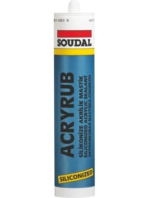 Fırsatkolik Mey Ithalat® Soudal Acryrub Silikonize Mastik 310 ml Altın Meşe