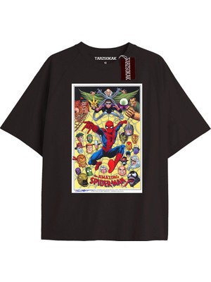 Tarzsokak Spider-Man Gazete Baskı Model No Way Home Tshirt