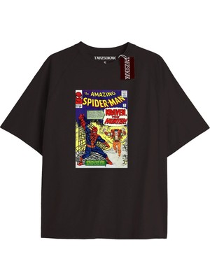 Tarzsokak Spider-Man Gazete Baskı Model No Way Home Tshirt