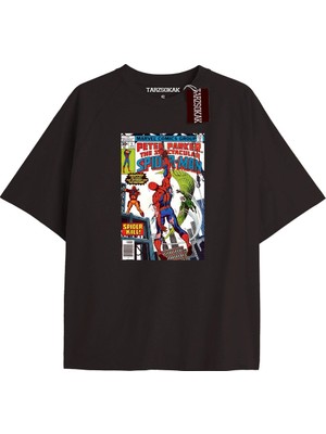Tarzsokak Spider-Man Gazete Baskı Model No Way Home Tshirt