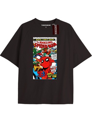 Tarzsokak Spider-Man Gazete Baskı Model No Way Home Tshirt