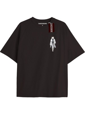 Tarzsokak Active Baskılı Oversize Kalıp Unisex T-Shirt