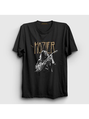 Presmono  Siyah Dublin Guitar Müzik Hozier T-Shirt
