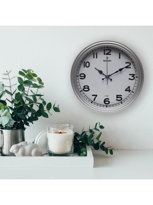 Moontime Alaçatı Duvar Saati Gri 200-G