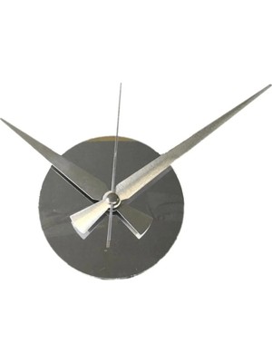 Moontime Alaçatı Duvar Saati Mekanizması 3D Saat Göbeği Ayna Pleksi Sessiz Akar 1. Sınıf Mekanizma