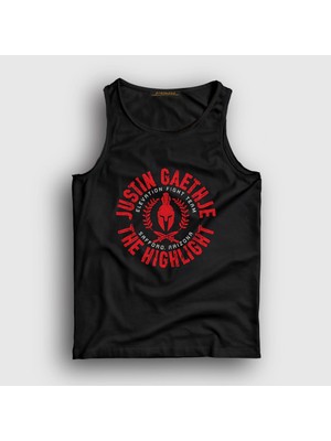Presmono Unisex Siyah Highlight Ufc Mma Justin Gaethje Atlet