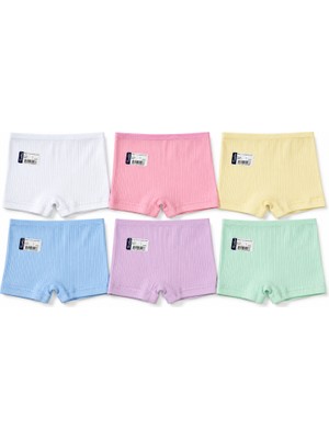Tutku Kız Pandora Şort Boxer 6 Lı  Set