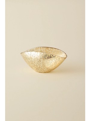 Moontime Alaçatı Jolie Dekoratif Orta Kase Gold 12X26,5X13,5 cm