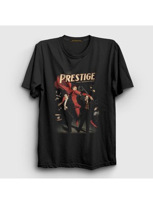 Presmono  Siyah Nolan Film Prestige Prestij T-Shirt