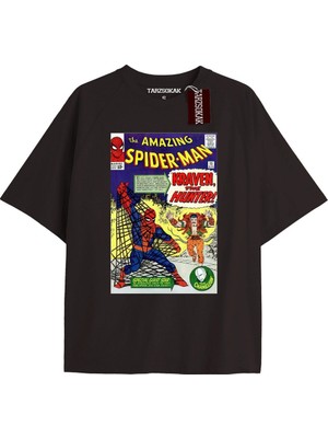 Tarzsokak Spider-Man Gazete Baskı Model No Way Home Tshirt