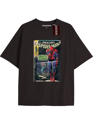 Tarzsokak Spider-Man Gazete Baskı Model No Way Home Tshirt