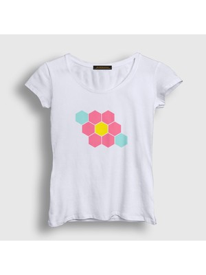 Presmono Kadın Beyaz Zoe Lee Mucize Uğur Böceği Miraculous Ladybug T-Shirt
