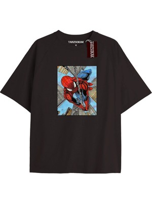 Tarzsokak Spider-Man Gazete Baskı Model No Way Home Tshirt