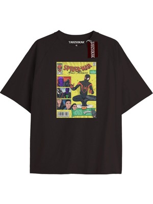 Tarzsokak Spider-Man Gazete Baskı Model No Way Home Tshirt