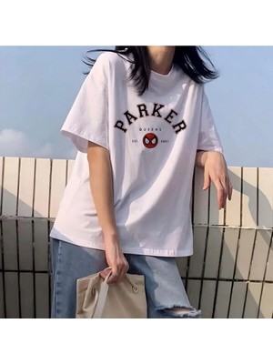 Tarzsokak Beyaz Unisex Peter Parker Spiderman Tişört