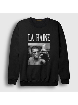 Presmono Unisex Siyah Vinz Film La Haine Sweatshirt