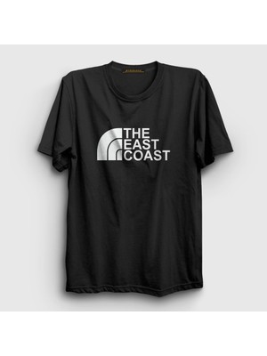 Presmono  Siyah Logo The East Coast T-Shirt