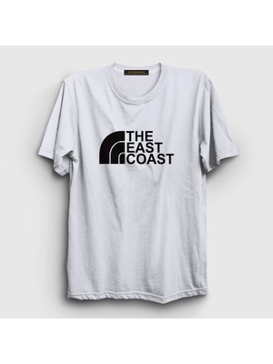 Presmono  Beyaz Logo The East Coast T-Shirt