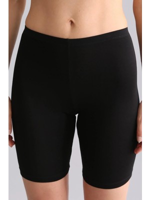 Mısırlı Modal By Tencel Alıce Uzun Şort Külot Siyah