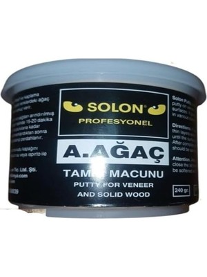 Solon Çok Amaçlı Ahşap Parke Masa Sehpa Çizik Çok Amaçlı Tamir Dolgu Macunu Akçaağaç 240 gr