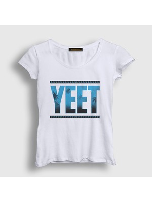 Presmono Kadın Beyaz Yeet Ufc Mma Güreş Jey Uso T-Shirt